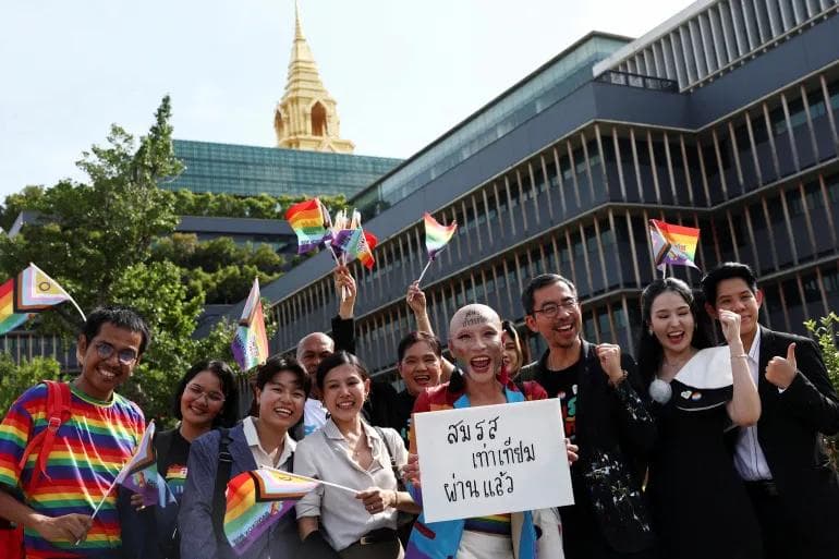 THAILAND TO ALLOW SAME-SEX COUPLES TO MARRY IN JANUARY